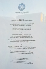 Nobel menu